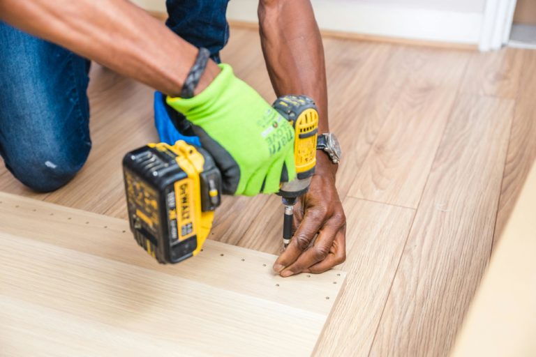 Pose de parquet