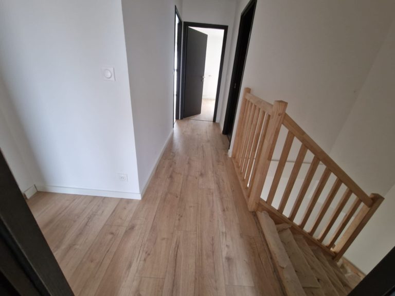 Chantier : pose de parquet