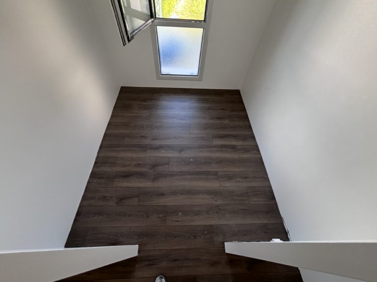 Chantier Bons-En-Chablais : Pose de parquet