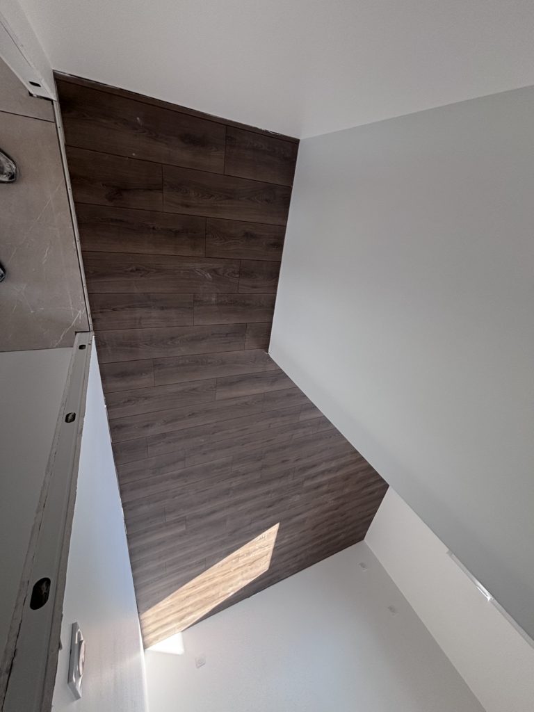 Chantier Bons-En-Chablais : Pose de parquet