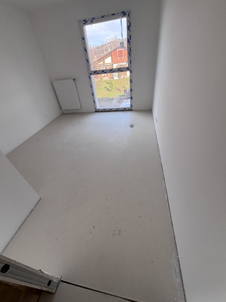 Chantier : pose de parquet