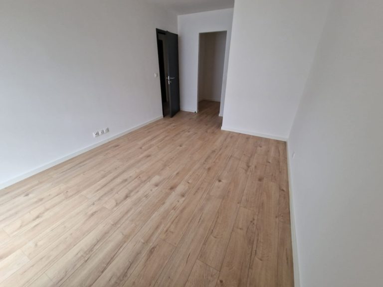 Chantier : pose de parquet
